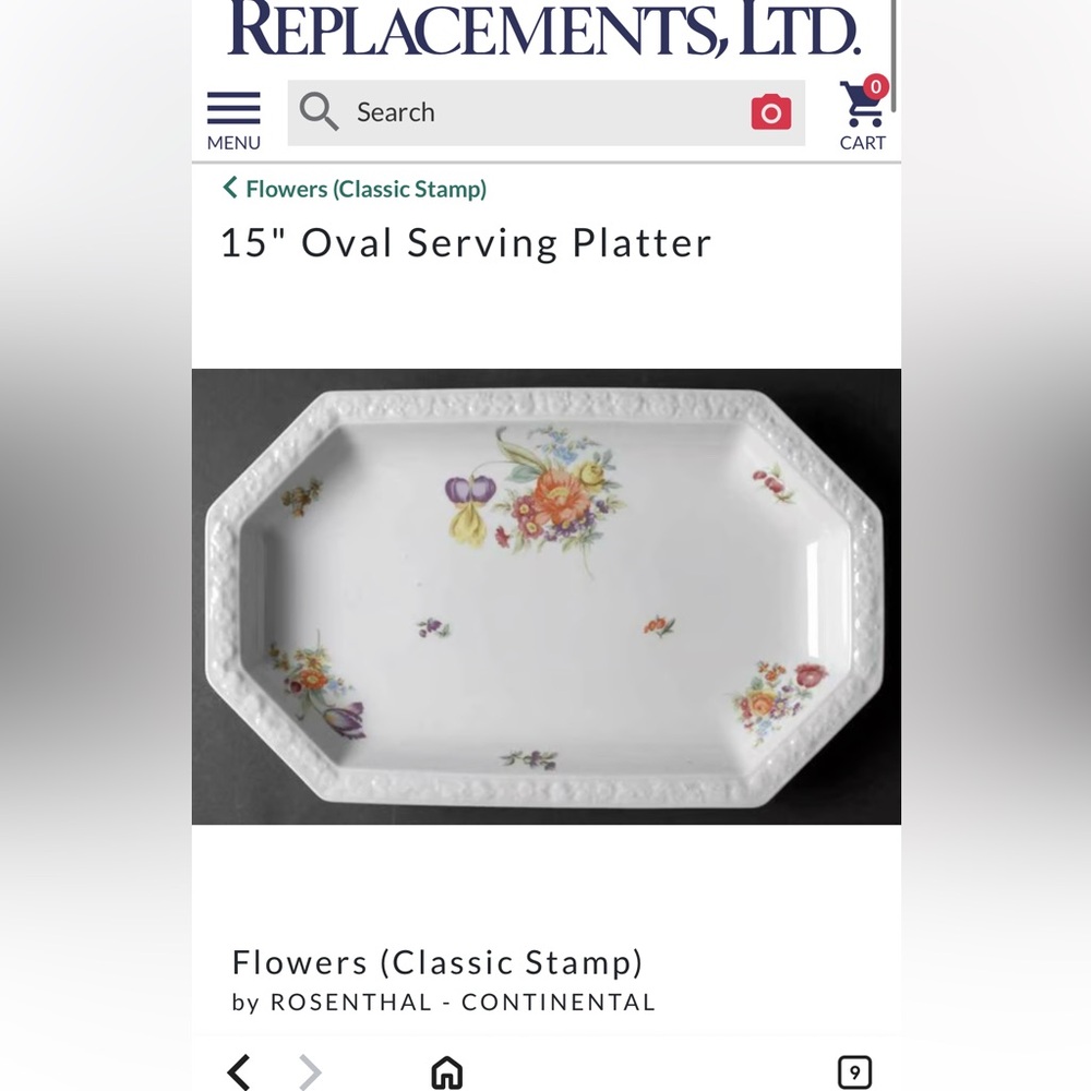 Vintage 15in Rosenthal platter - Picture 4 of 4